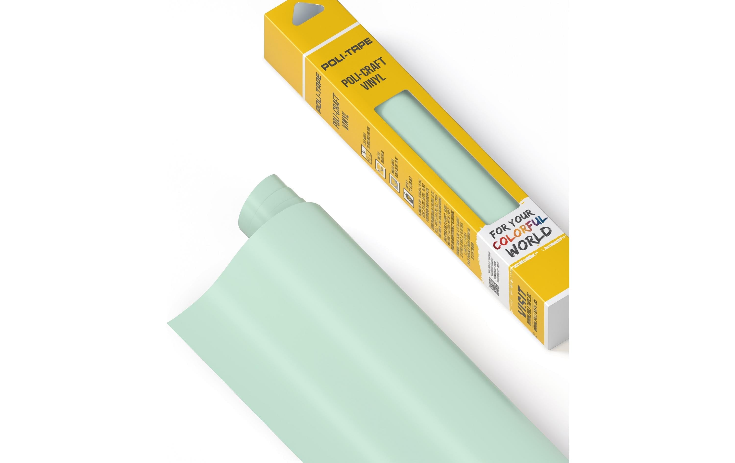 Poli-Tape Vinylfolie Permanent Mint matt, 30,5 cm x 183 cm