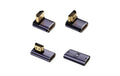 4smarts HDMI 8K Adapter Set, HDMI2.1 Adapter oben, unten, seitlich, Kupplung