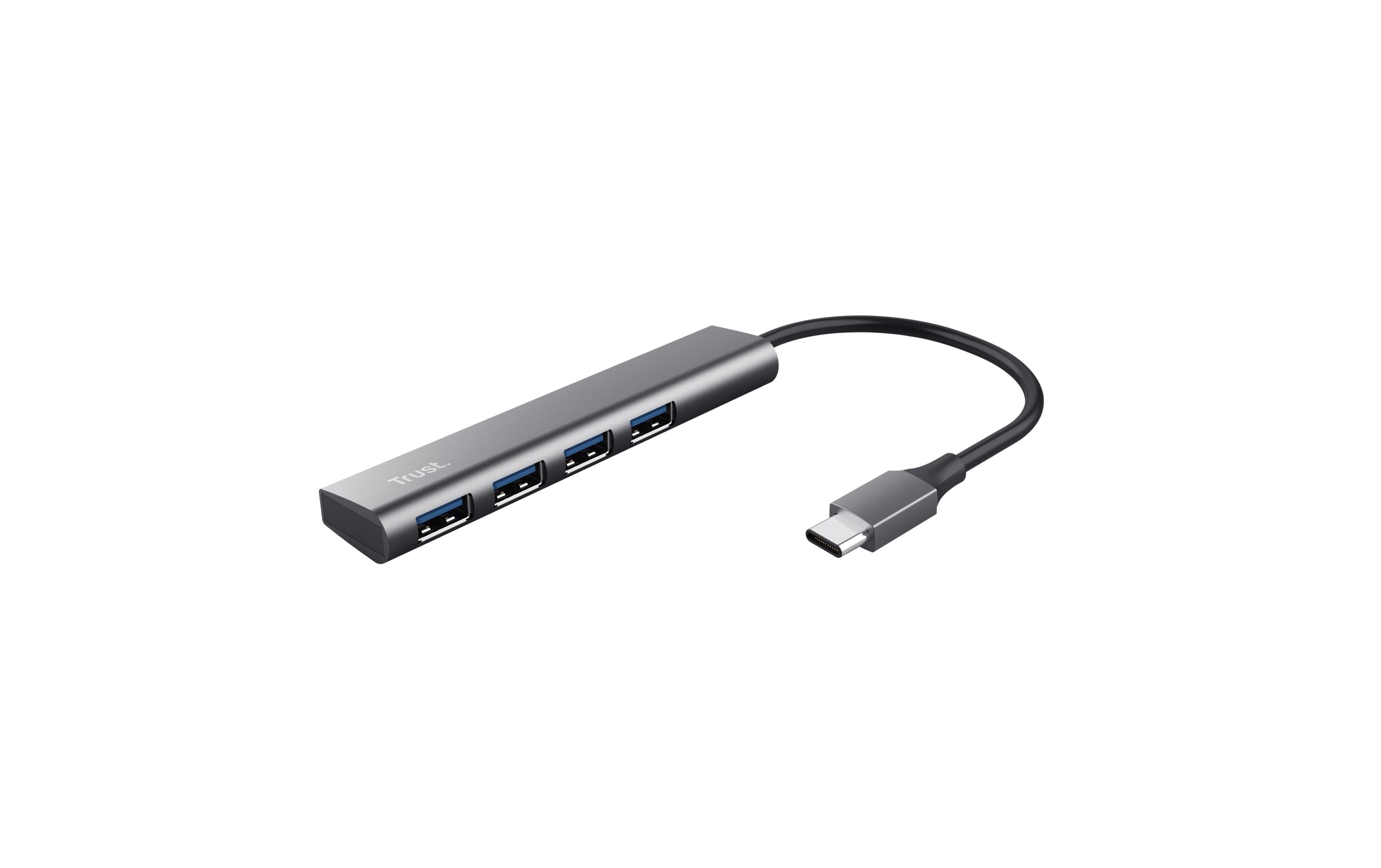 Trust Halyx USB-C zu USB-A Gen1 Hub 4Port