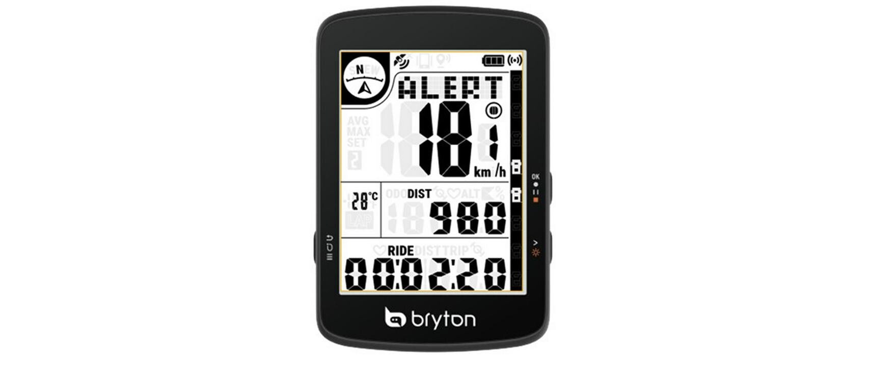 Bryton Rider 17 E Fahrrad-Computer