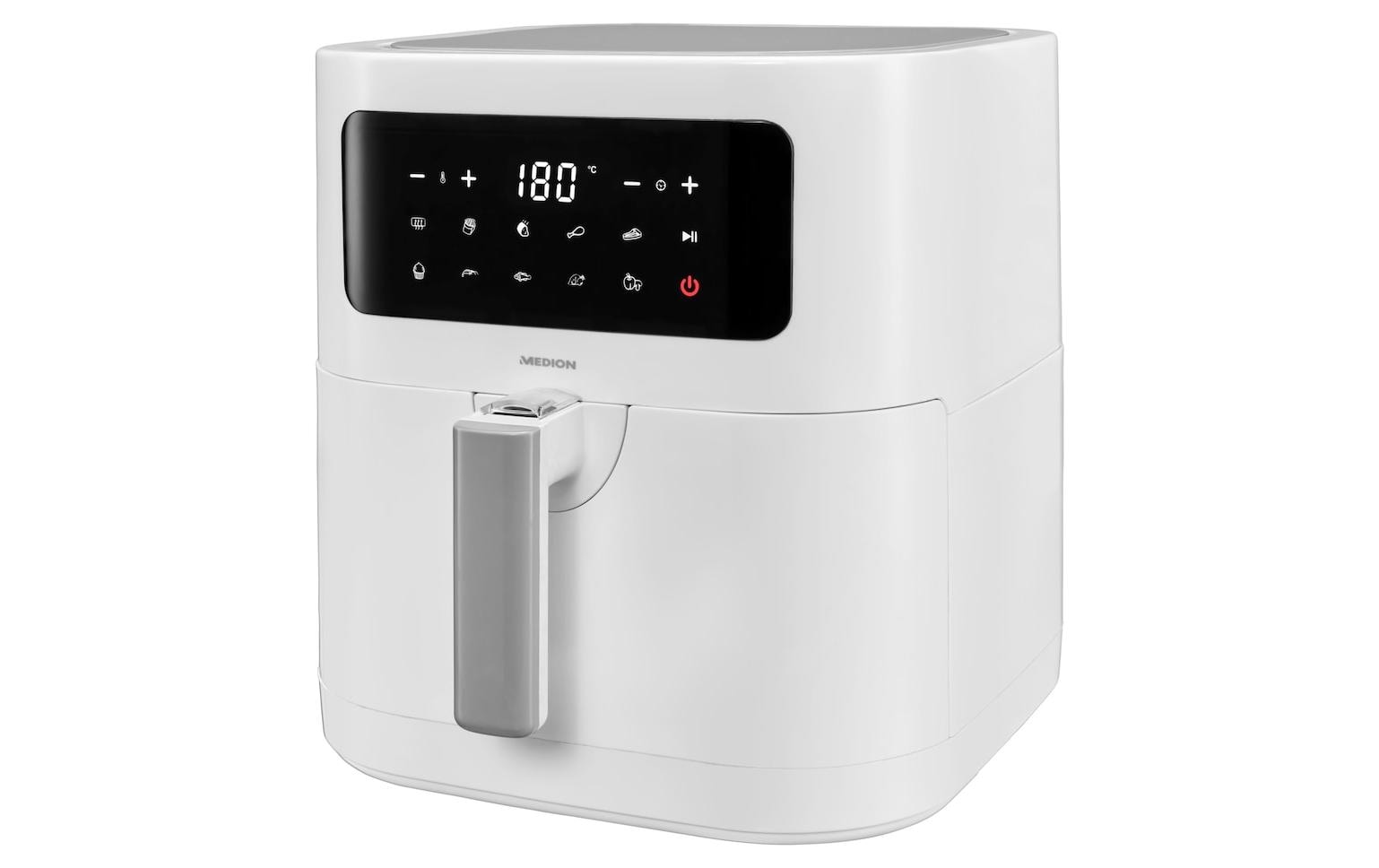 MEDION MD 11740 Heissluftfritteuse 5.2l, 2000W, Kuchenform