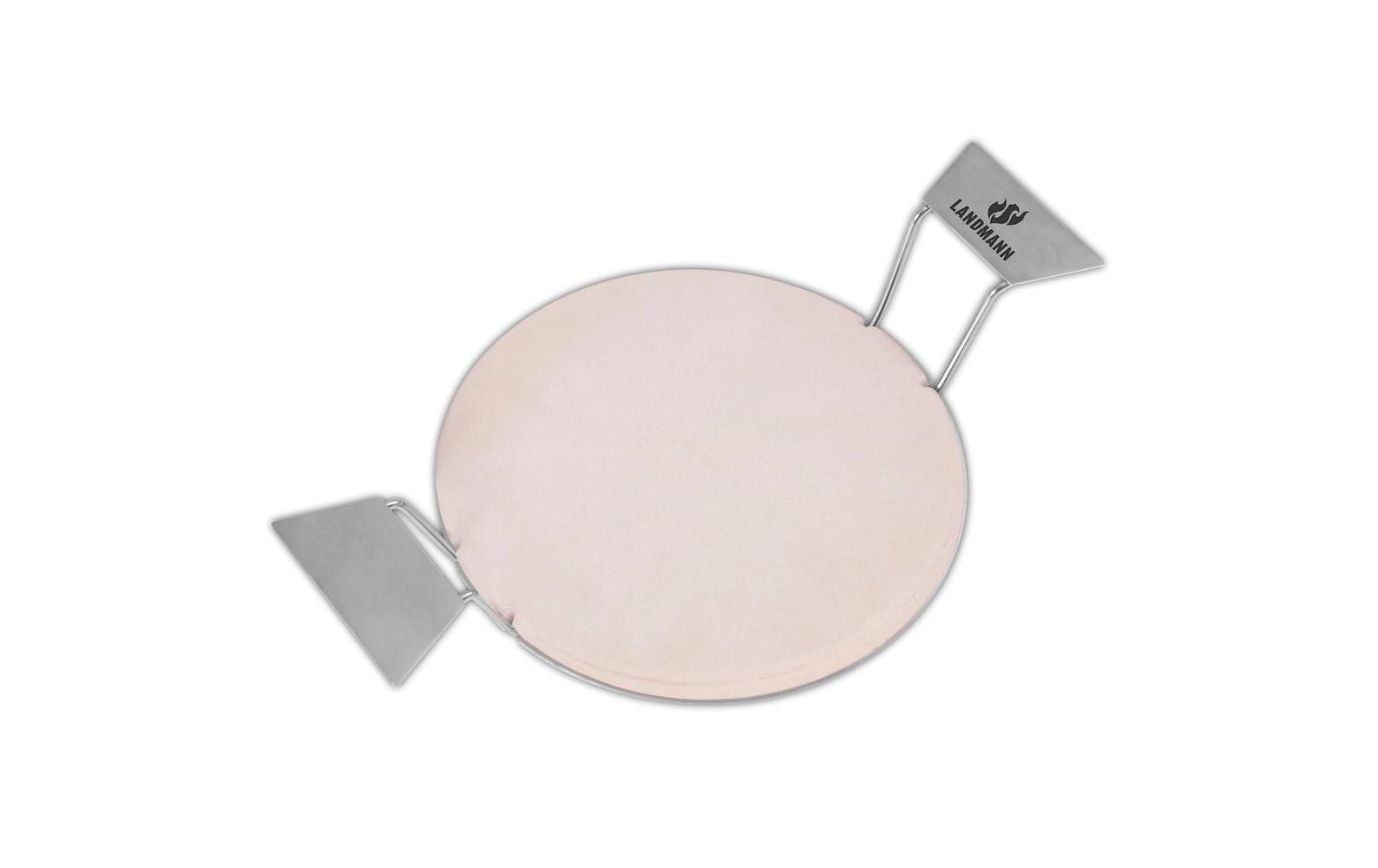 LANDMANN Pizzastein 15915 Set 3-tlg. braun