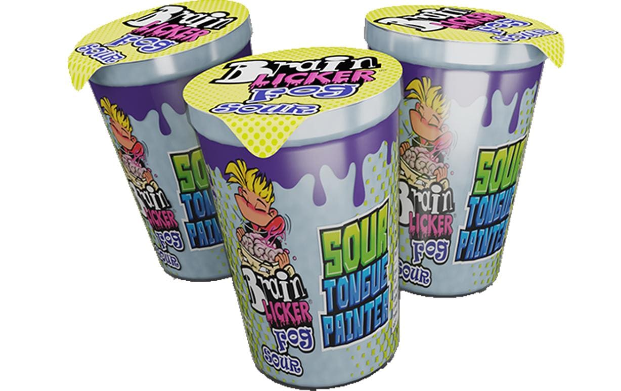 Brain Licker Zuckerwatte sauer 3 x 20 g