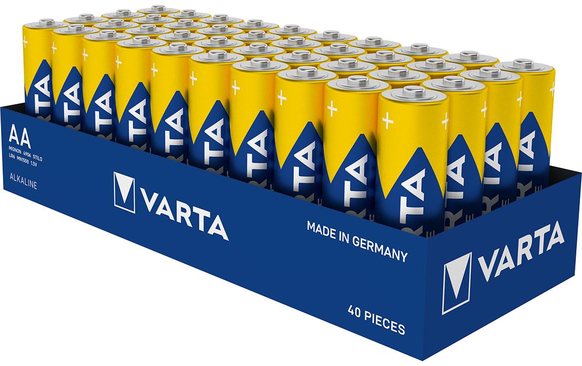VARTA Longlife Power AA, 1.5V, 40Stk vergl. Typ LR06, MIGNON, AM3, AA