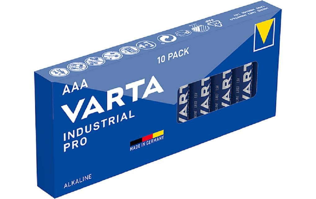 VARTA Industrial Batterie AAA, 1.5V, 10Stk Varta AAA 10er Pack