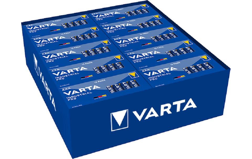 VARTA Industrial Batterie AAA, 1.5V, 700Stk Varta AAA 700er Pack