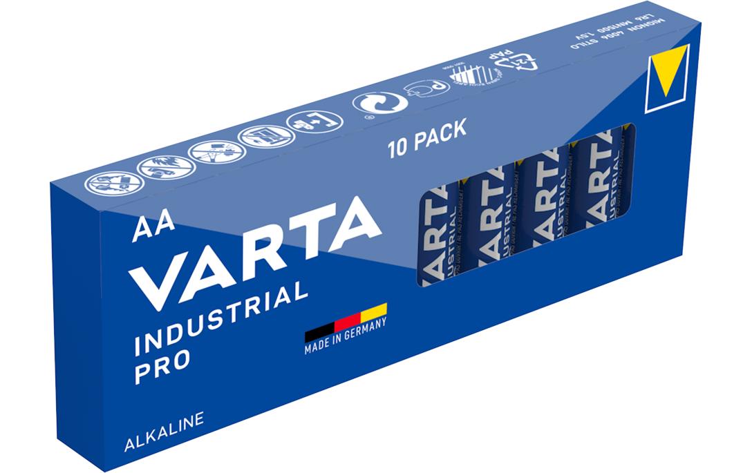 VARTA Industrial Batterie AA, 1.5V, 10Stk Varta AA 10er Pack