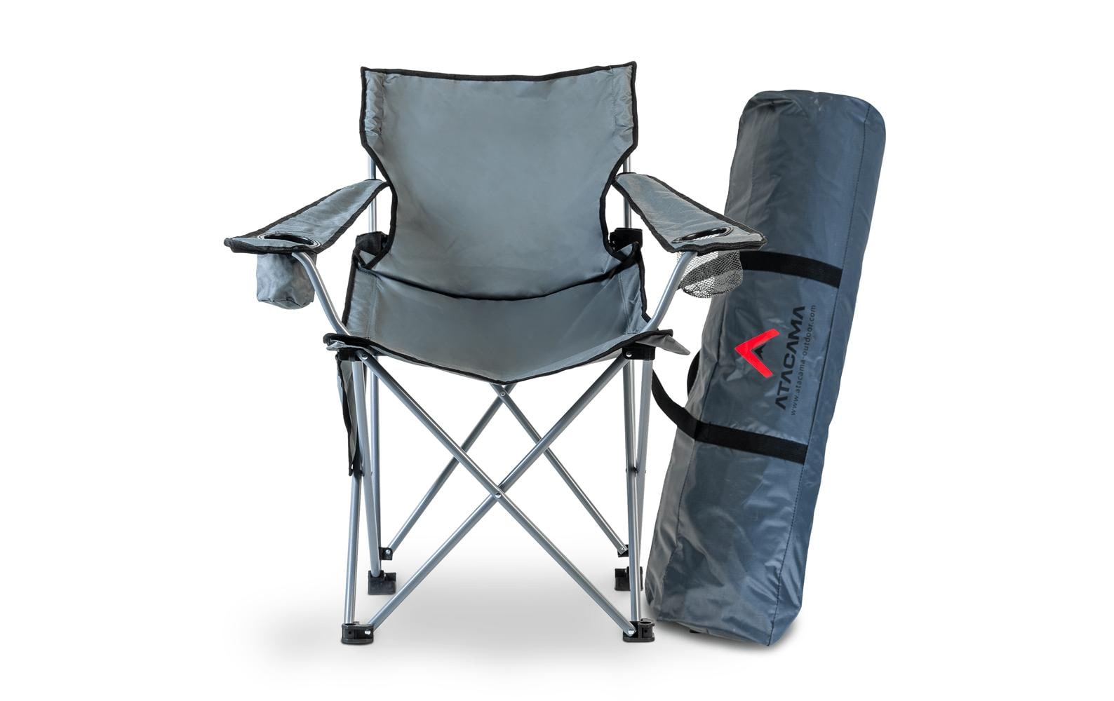 Atacama Campingstuhl Dunkelgrau Masse: 82x50x78cm