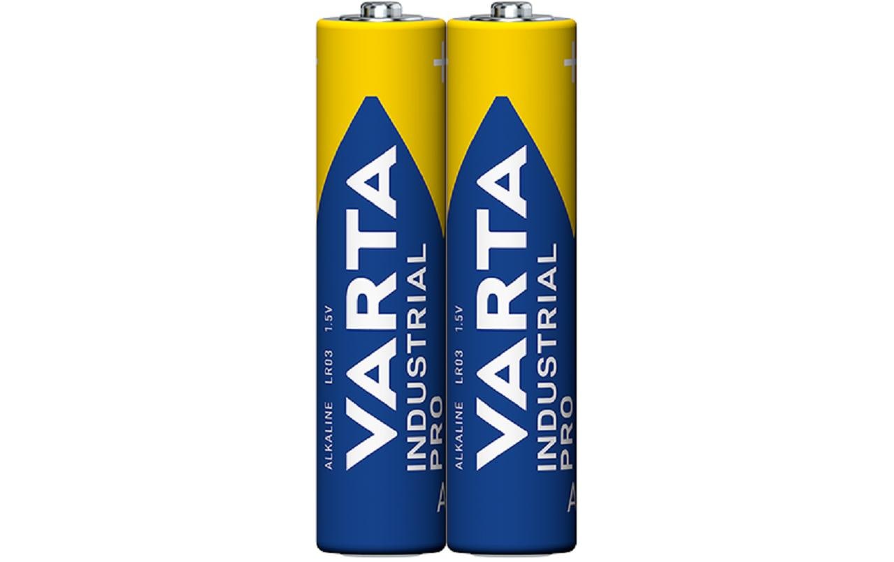 VARTA Industrial Pro AAA Folie, 2Stk 1,5 Volt, 2 Stück, LR03