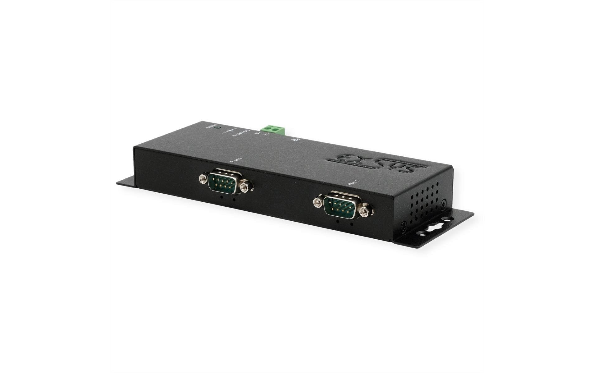 EXSYS EX-6112-2, Geräteserver 2x RS232 Serial Device Server inkl. Netzteil