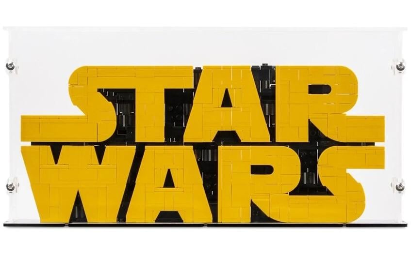 Acryl-Display für LEGO 75407 Star Wars Logo aus LEGO Steinen