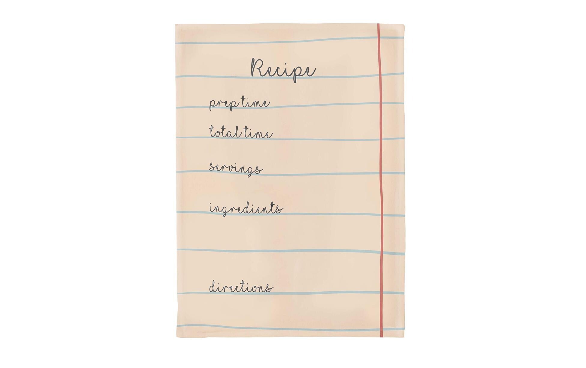 ChicMic kitchen towel - Recipe Baumwolle, 50 x 70cm