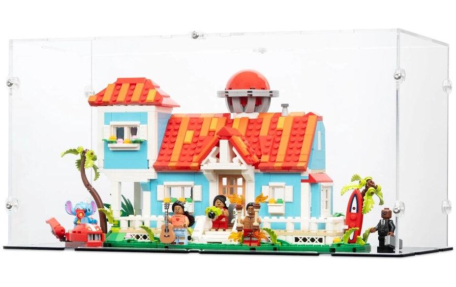Acryl-Display für LEGO 43268 Das Strandhaus aus Lilo und Stitch
