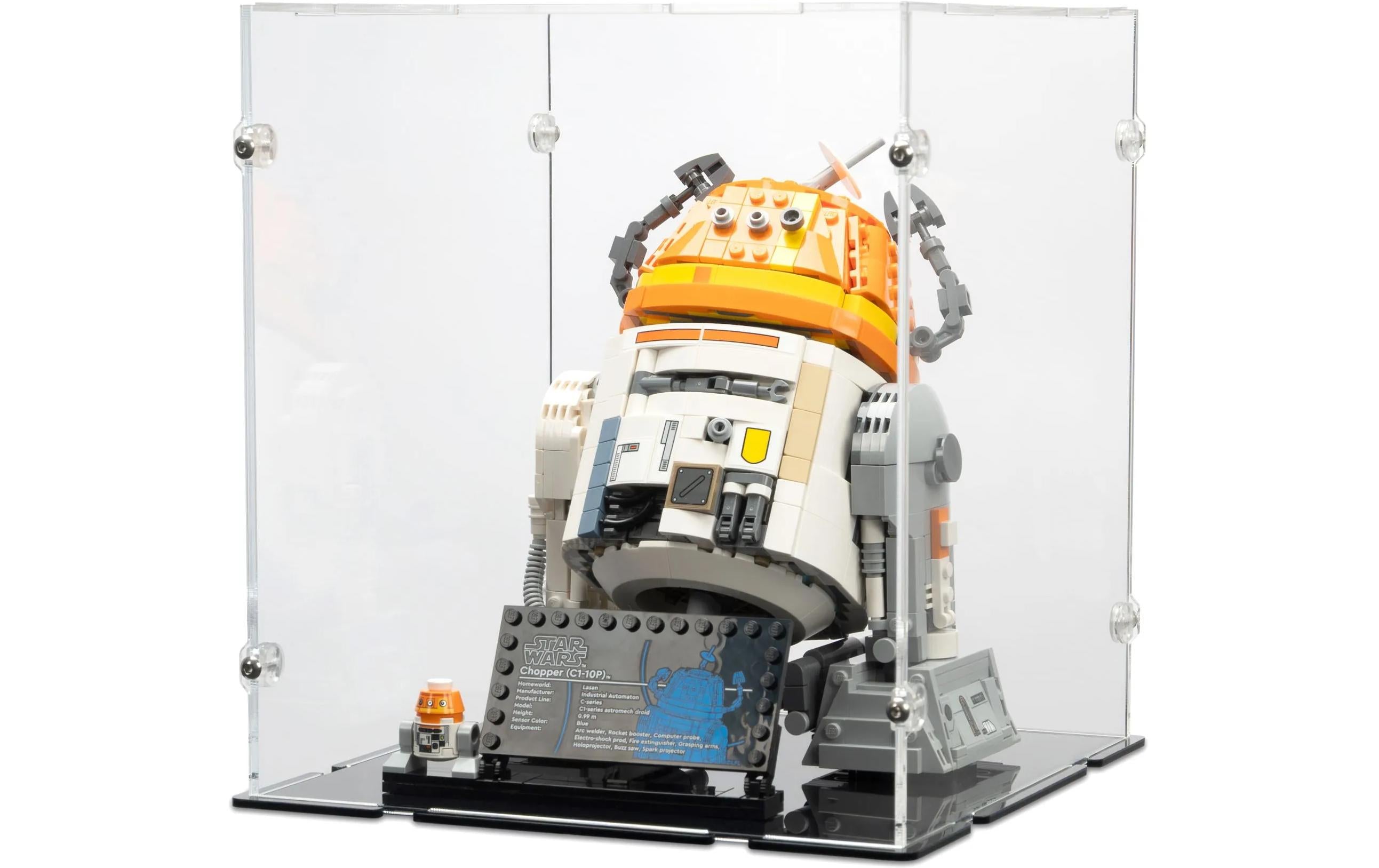 Acryl-Display für LEGO 75416 Star Wars Astromech-Droide Chopper