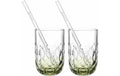 Leonardo Becher Gocce Macha-Latte 4 tlg. 2 Stk. Gläser, 2 Stk. Trinkhalme