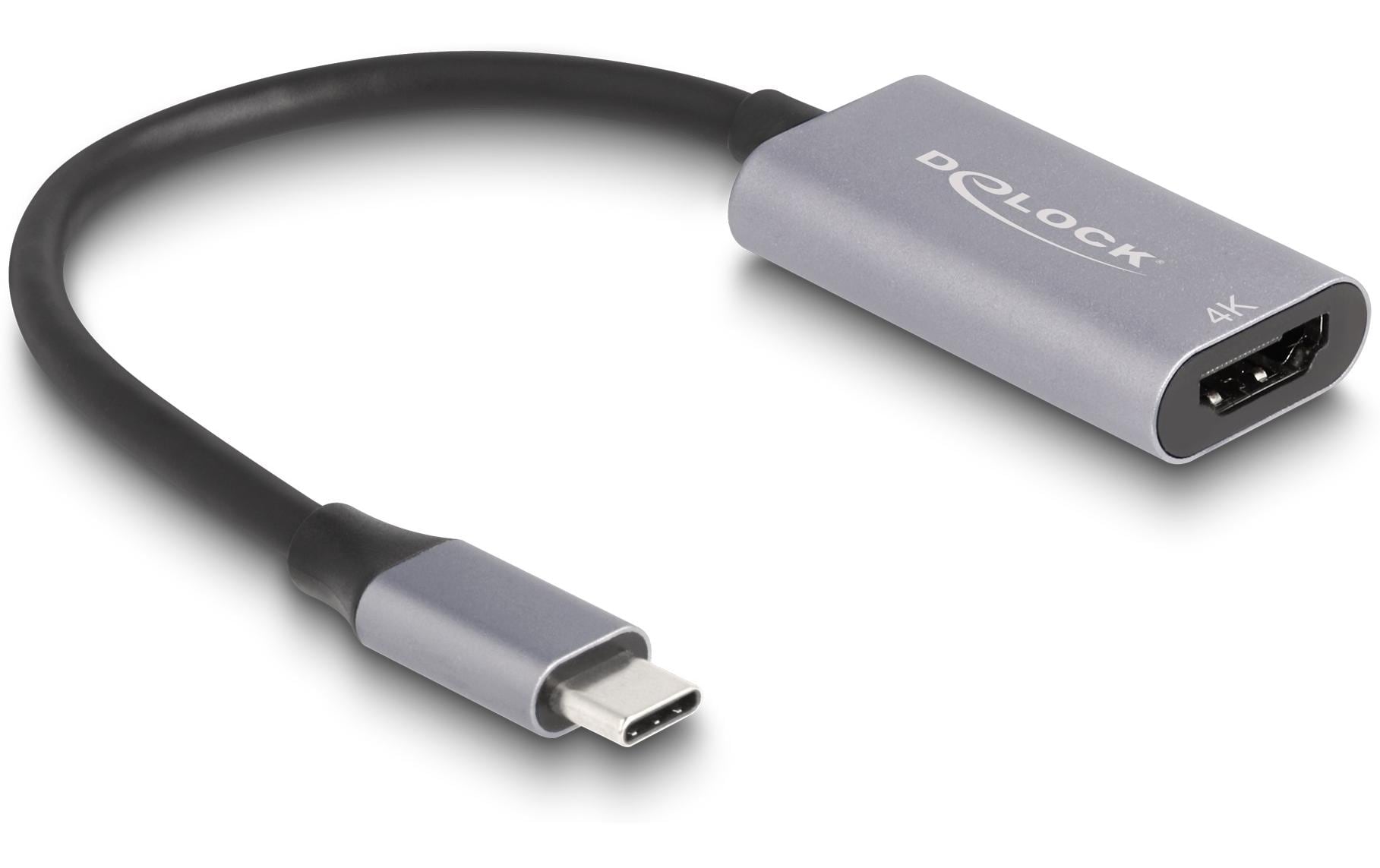 Delock Adapter USB-C/ HDMI, Stecker/Buchse 4K 60Hz mit HDR und HDCP