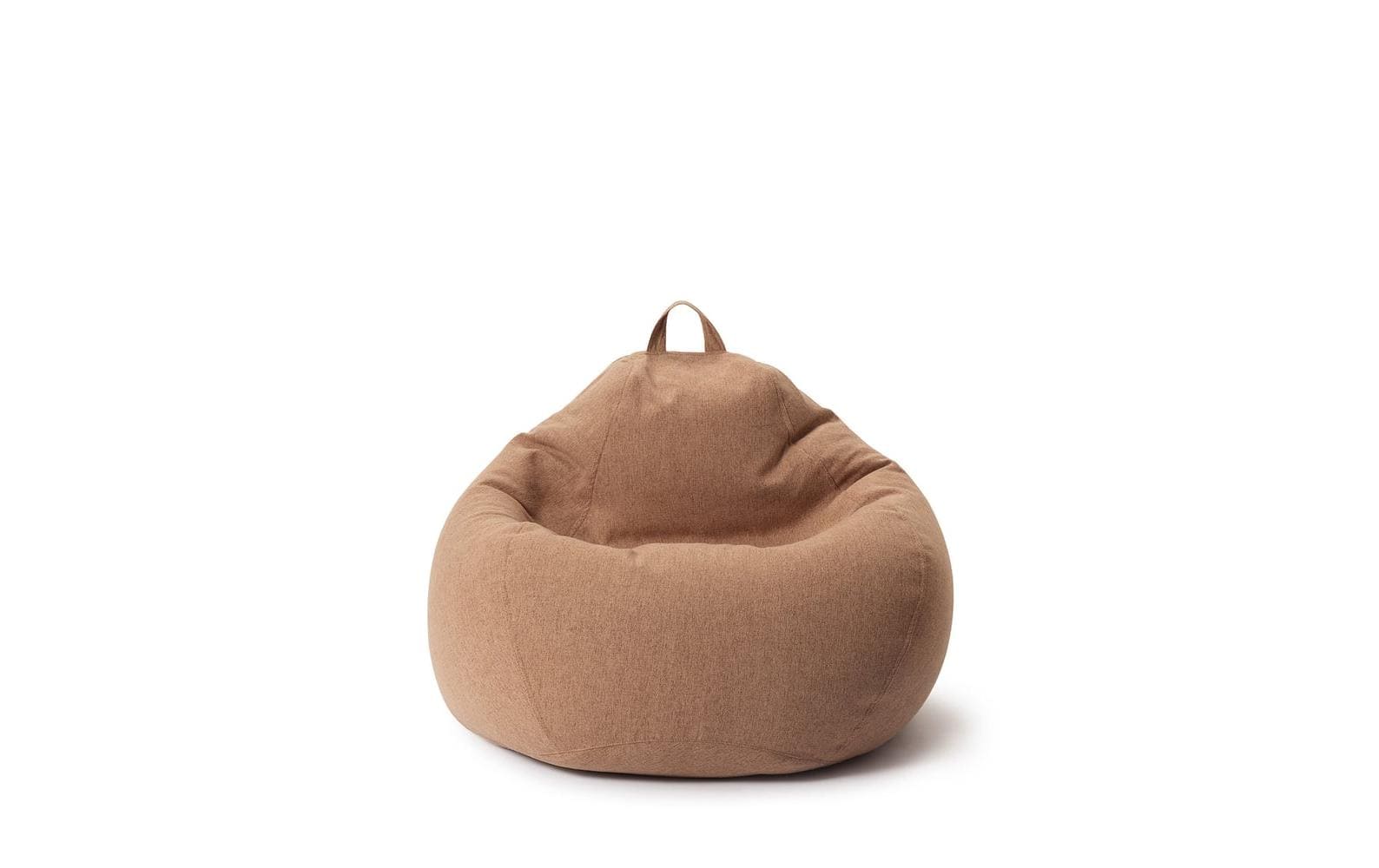 Lumaland Sitzsack Comfort 120l braun 70x80x50cm, Waschbar,