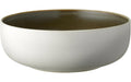 Studio R Salatschüssel North 25 cm Matte white/Matte moss