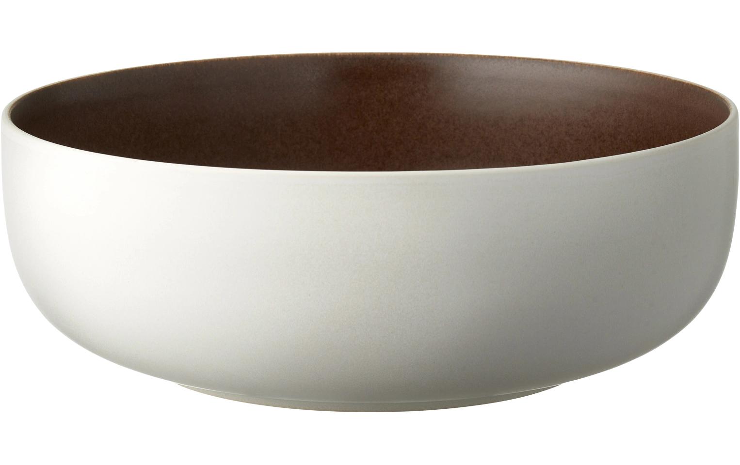 Studio R Salatschüssel North 25 cm Matte white/Matte bark