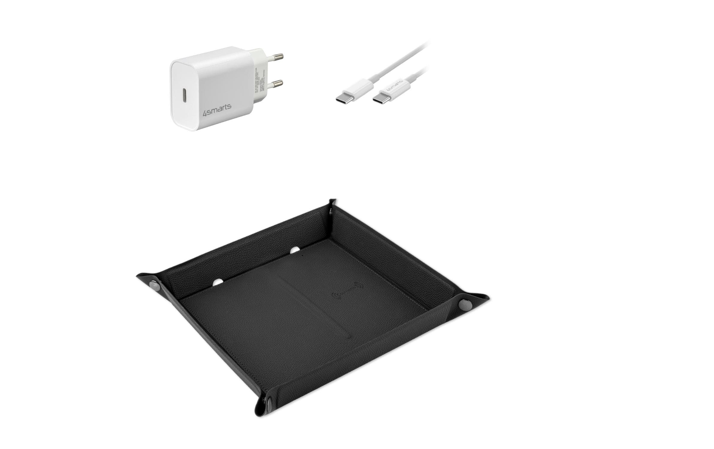 4smarts Smarttray Ladeset Schwarz