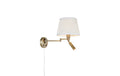 MARKSLOJD PIVOT Wandleuchte Weiss/Kupfer exkl. 1x E27 + LED (Festverbaut) max. 60W