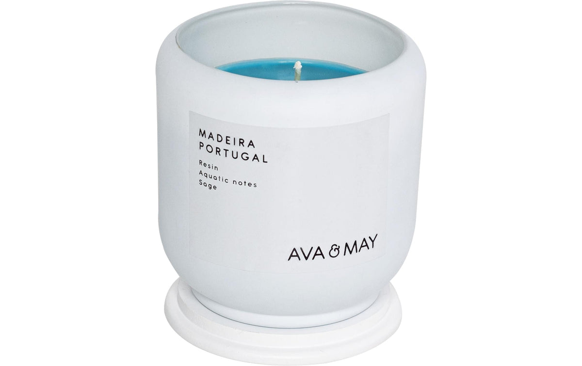 AVA & MAY Duftkerze Madeira 200gr,9.5x8.5cm (HxD), Sojawachs,Brennd.45h