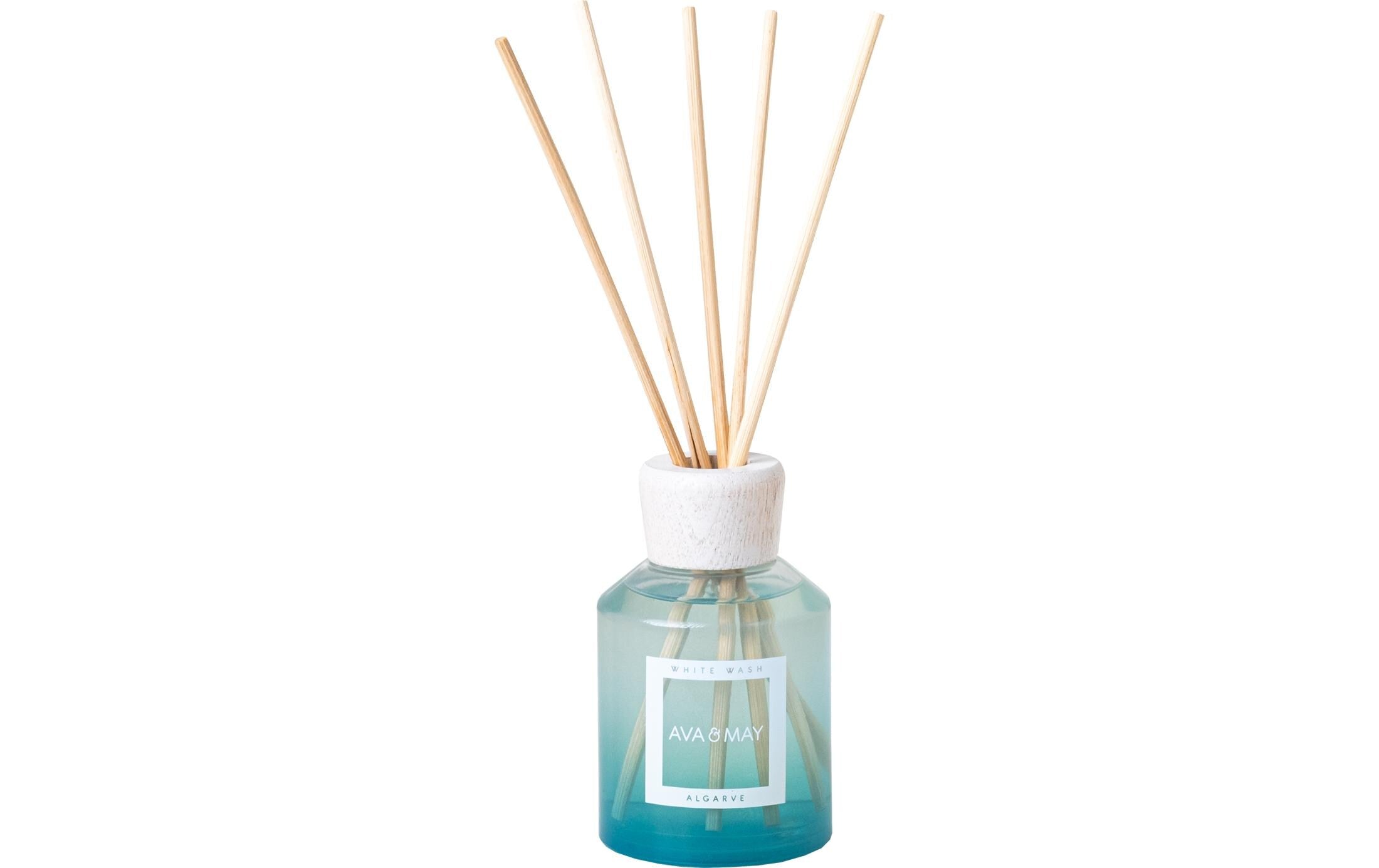 AVA & MAY Duftstäbchen White Wash 100ml, 20x6.4cm (HxD),Stäbchen aus Echtholz