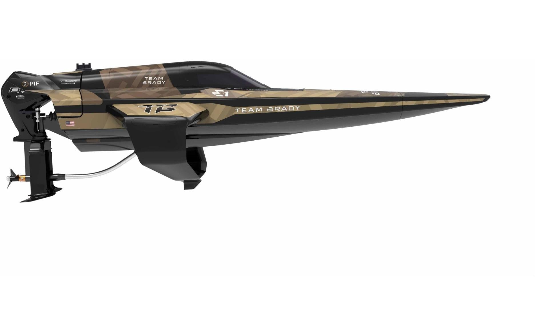 Joysway E1 Racebird 1:14 545mm RTR Hydrofoil Boat Team Brady