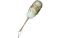 CREaCLEAN Staubwedel mit Holzgriff, Lammwolle