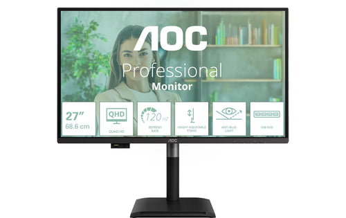 AOC 27" Q27P4U,  IPS, 2560 x 1440, 120 Hz