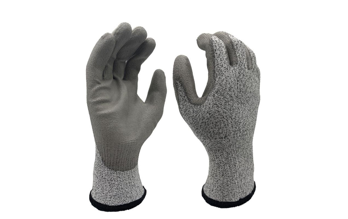 FTM Arbeitshandschuh Grösse 10/XL, sz-ws, schnittfest, 12er Set