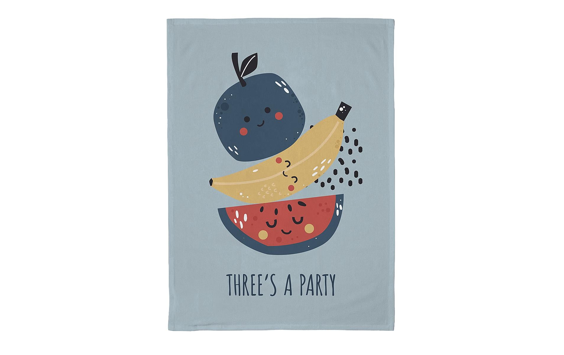 ChicMic kitchen towel - Threes a party Baumwolle, 50 x 70cm