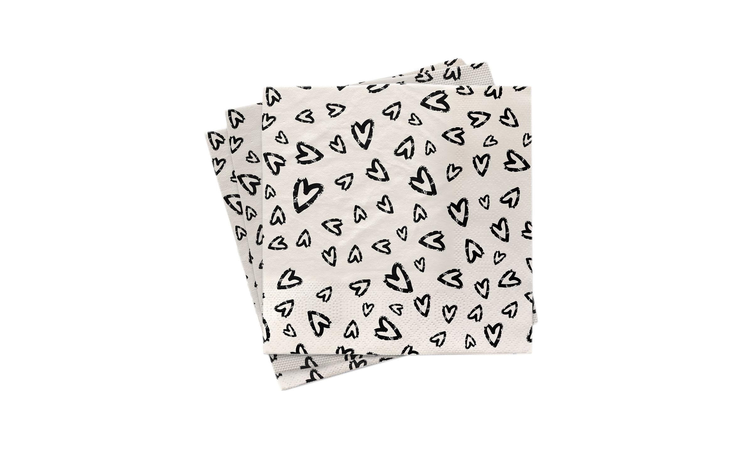ChicMic Napkin - Lots of Love 33 x 33 cm, bamboo pulp