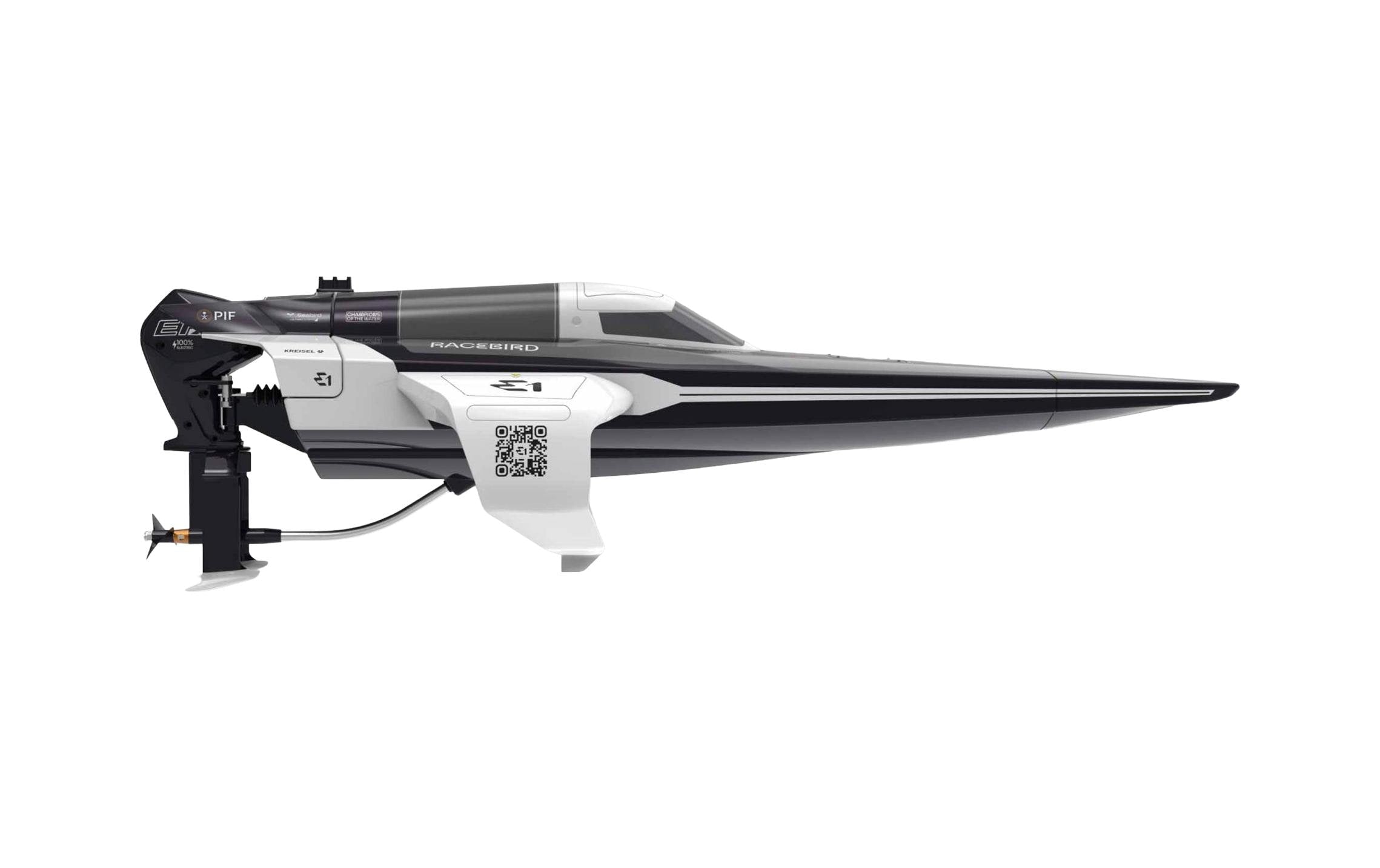 Joysway E1 Racebird 1:14 545mm RTR Hydrofoil Boat White
