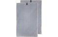 LADELLE Küchentuch Mega Waffle grey 45x70 cm 2 Stk.