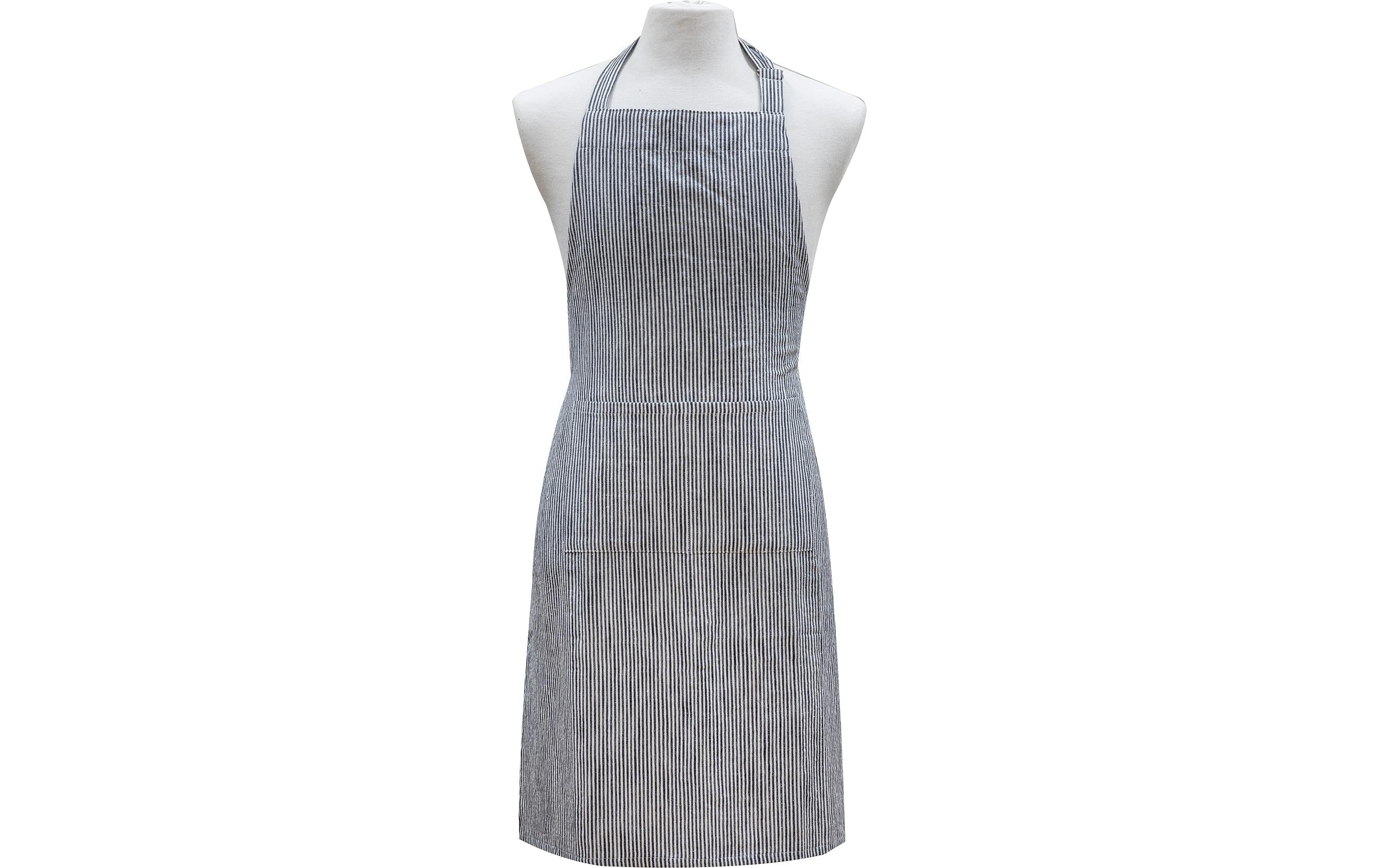LADELLE Küchenschürze Lina Stripe navy 70x90 cm