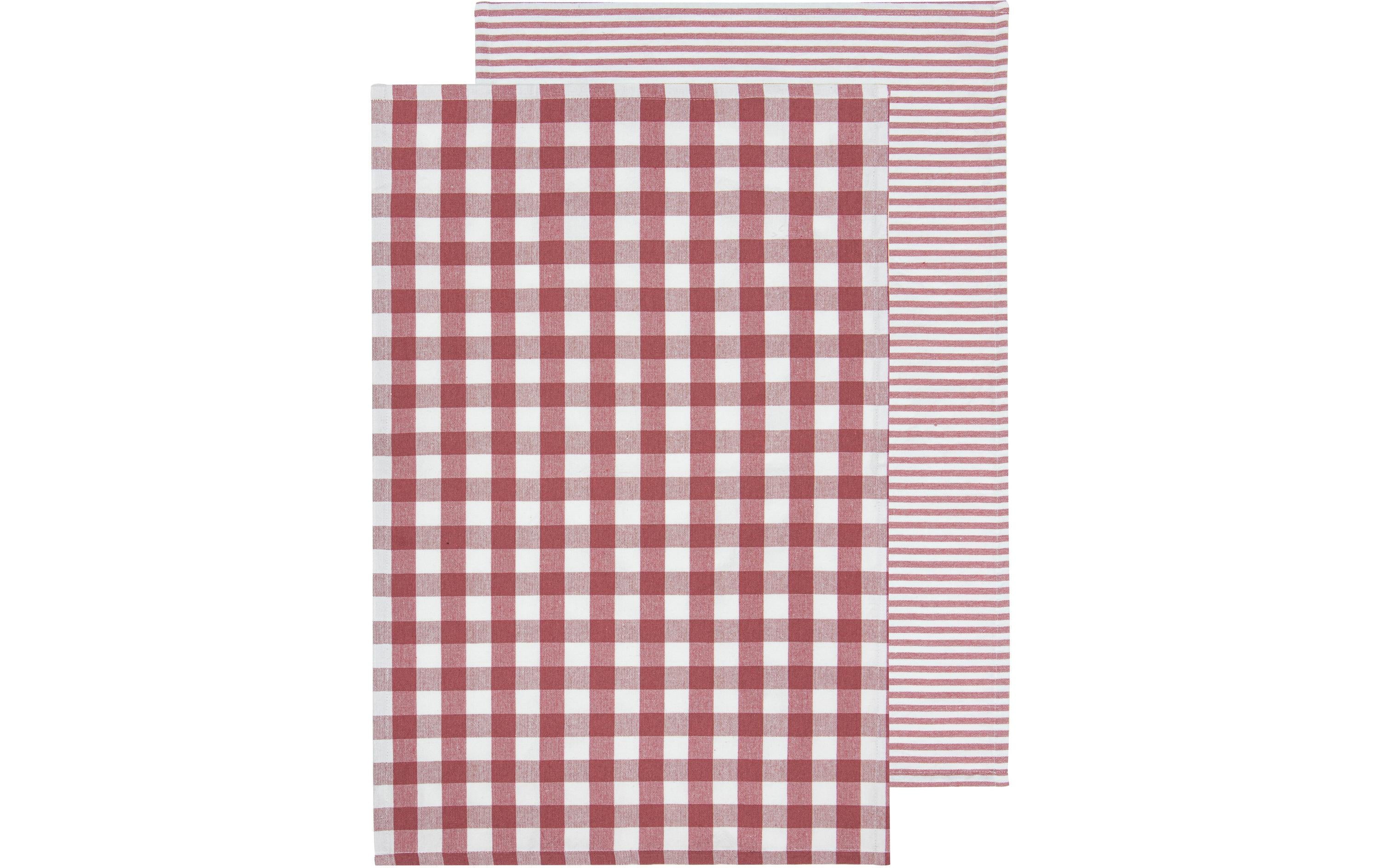 LADELLE Küchentuch Eco Gingham blush 45x70 cm 2 Stk.