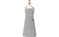 LADELLE Küchenschürze Eco Check grey 70x89 cm