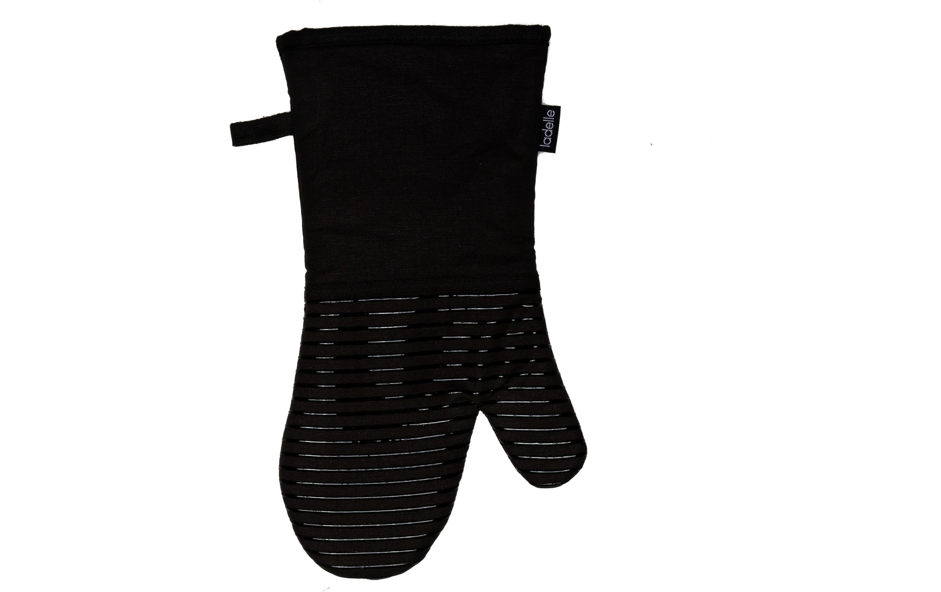 LADELLE Ofenhandschuh Lennox black 18x36 cm