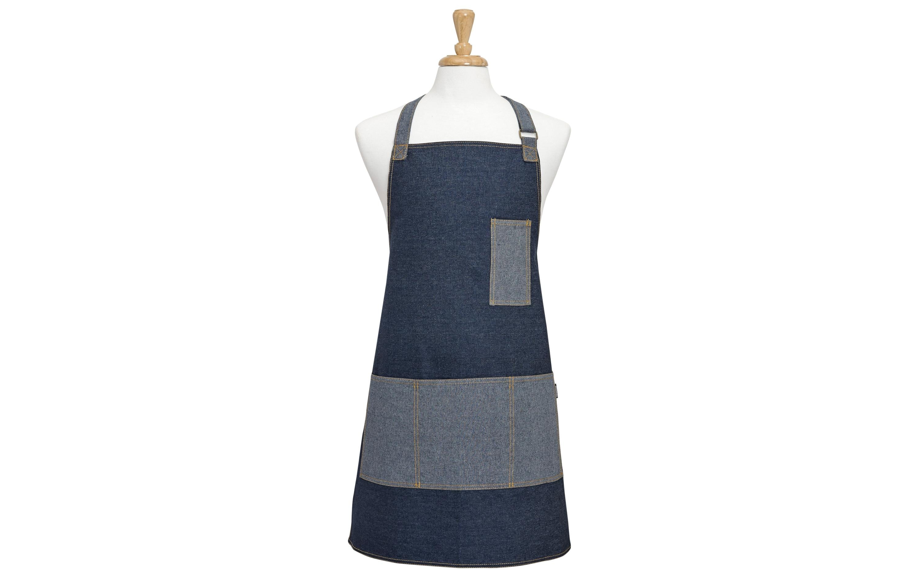 LADELLE Küchenschürze Denim 70x80 cm
