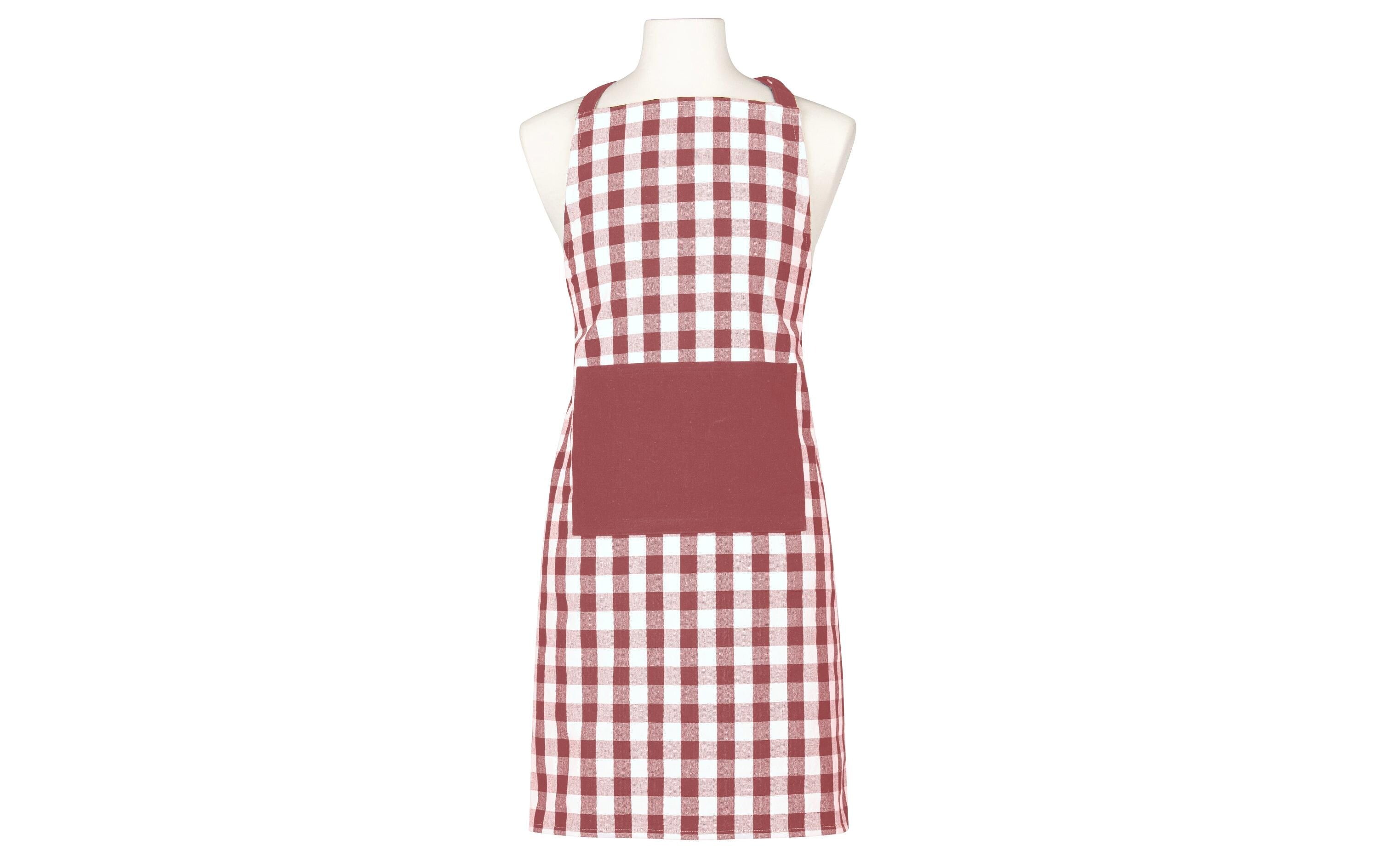LADELLE Küchenschürze Eco Gingham blush 70x89 cm