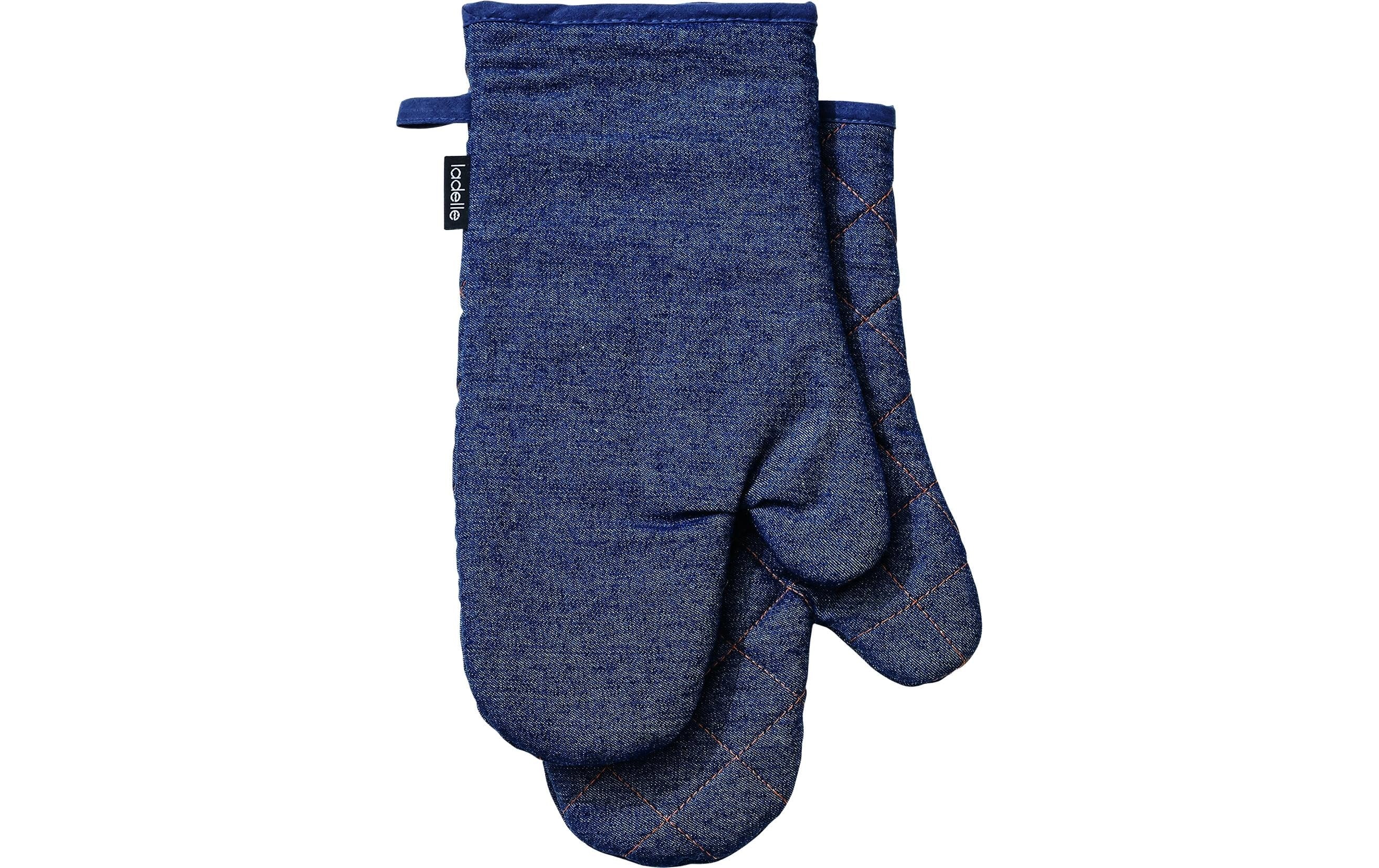 LADELLE Ofenhandschuh Denim 18x33 cm 2 Stk.