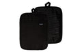 LADELLE Topflappen Lennox black 19x24.5 cm 2 Stk.