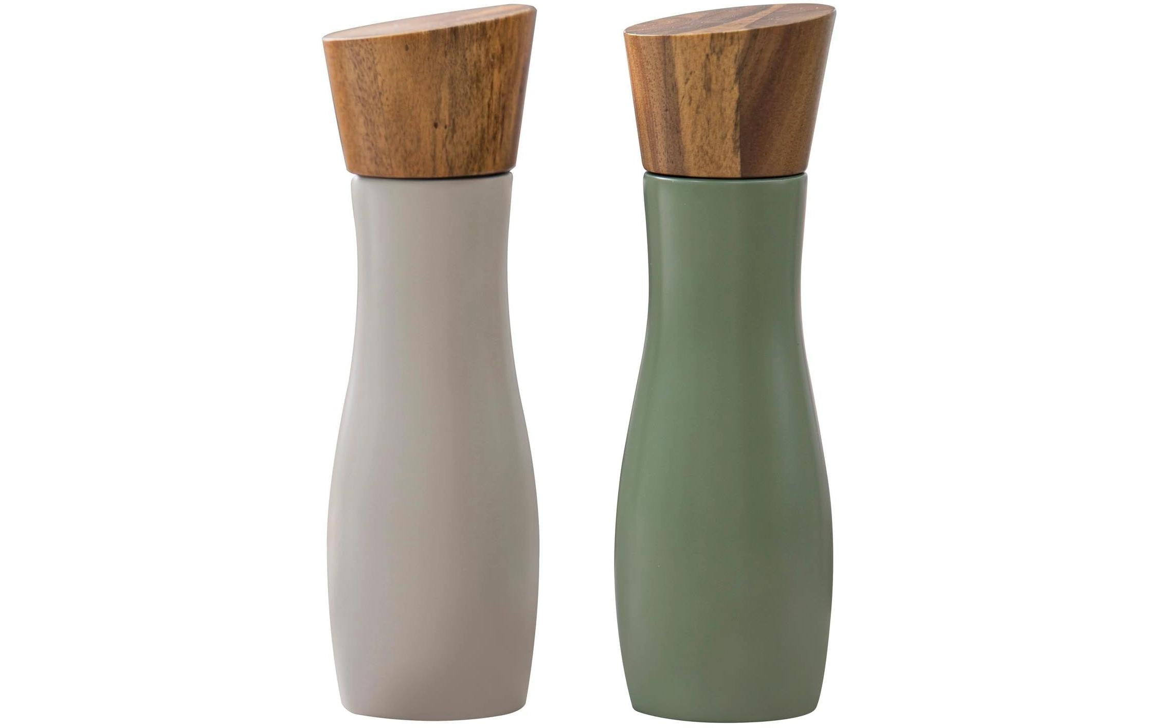 LADELLE Salz- und Pfeffermühle Essentials stone/salbei