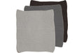 LADELLE Spültuch Eco Knitted grey 27x27 cm 3 Stk.