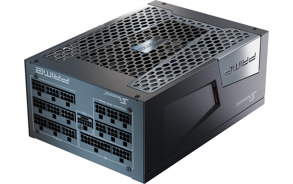 Netzteil Seasonic, 1300W, 80+Titanium, ATX3 Kabelmanagement, 20/24Pin, 14xSATA