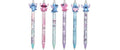 D&F Gelschreiber Radierbar Stitch 0.5mm Blau, 6-fach ass. pastel, 1 Stk