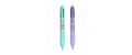 D&F Gelschreiber Radierbar 4in1 Col Stitch 0.5mm RGBK, 2-fach ass. pastel, 1 Stk