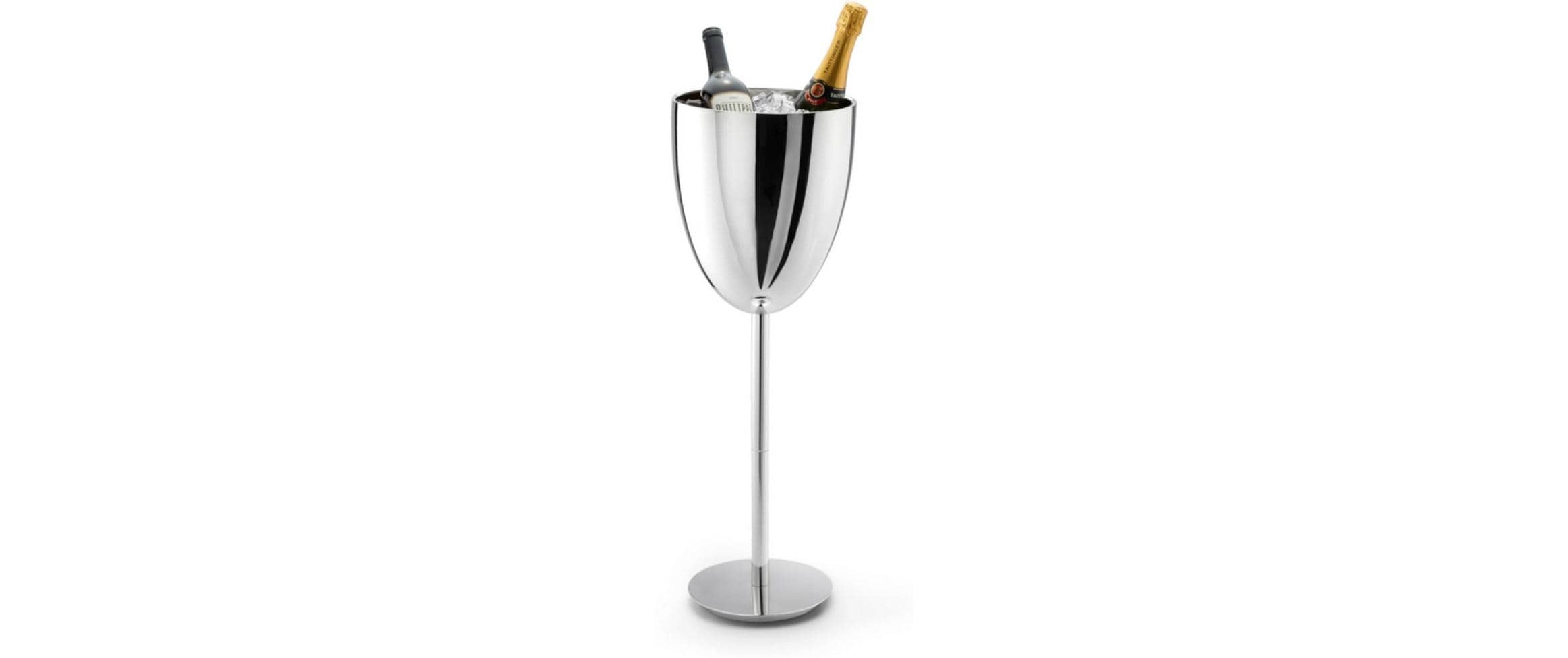 PHILIPPI Champagnerkühler m. Standfuss Monaco Inox ø 25x72