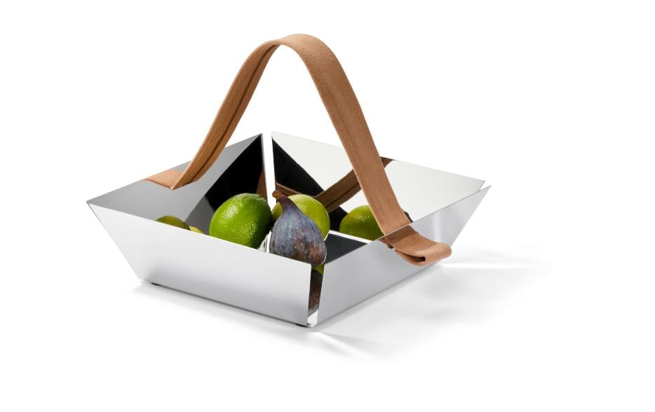 PHILIPPI Früchtekorb A Tavola Inox 24x24x7 cm